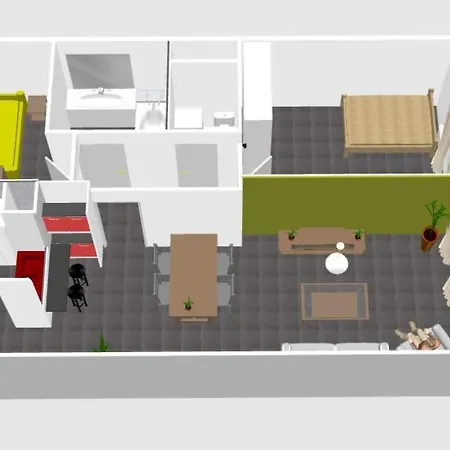 דירה Schoene T3 Mit Suedterrasse By Interhome *